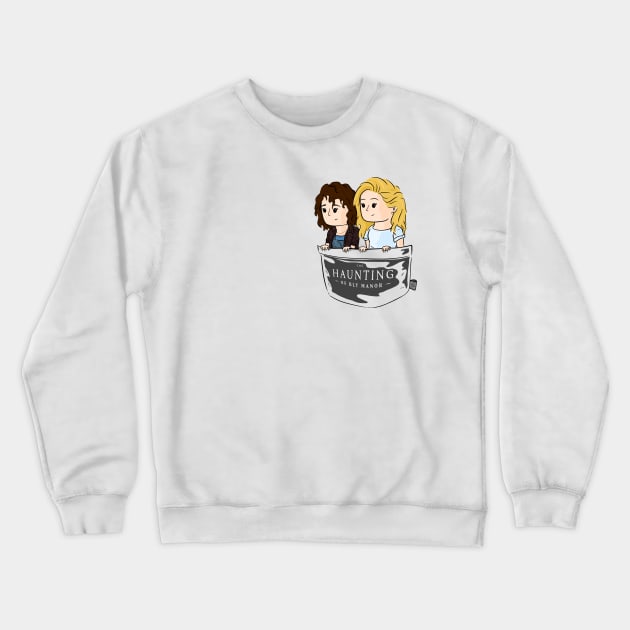 Dani & Jamie - Pocket Crewneck Sweatshirt by SleepyInPsych